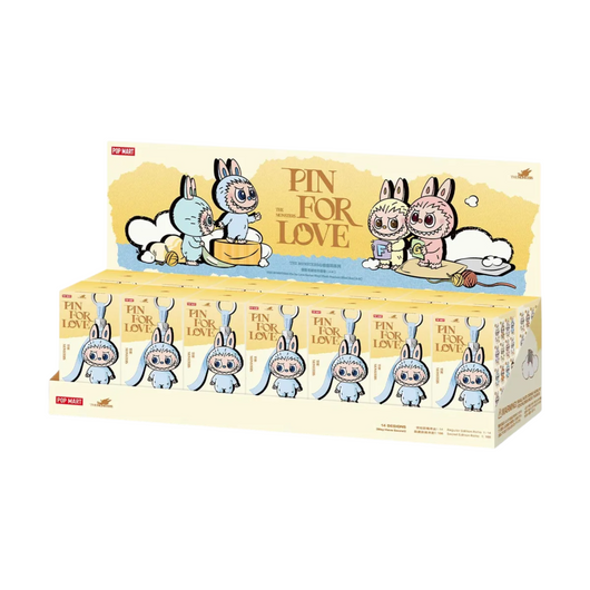 Labubu The Monsters PIN FOR LOVE Series Plush Pendant Blindbox (A-M) - Buy 1 get 2 Free