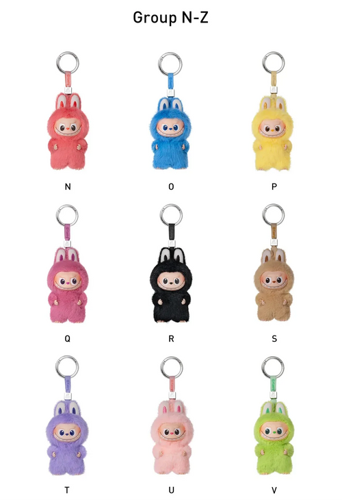 Labubu The Monsters PIN FOR LOVE Series Plush Pendant Blindbox (N-Z) - Buy 1 get 2 Free